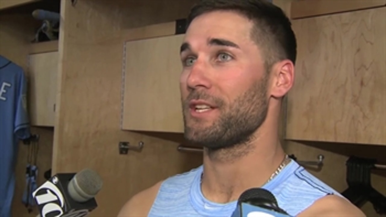 Kevin Kiermaier on his spring training debut, getting back to baseball