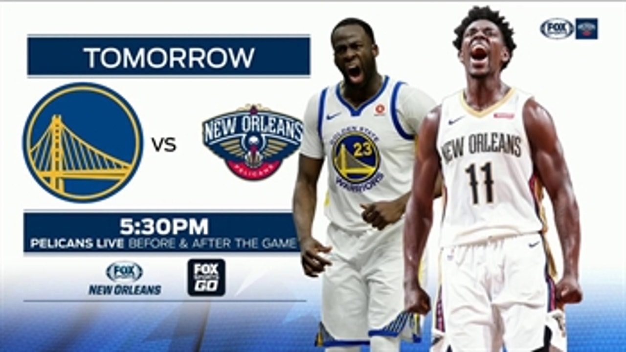 Previewing Golden State at New Orleans ' Pelicans Live