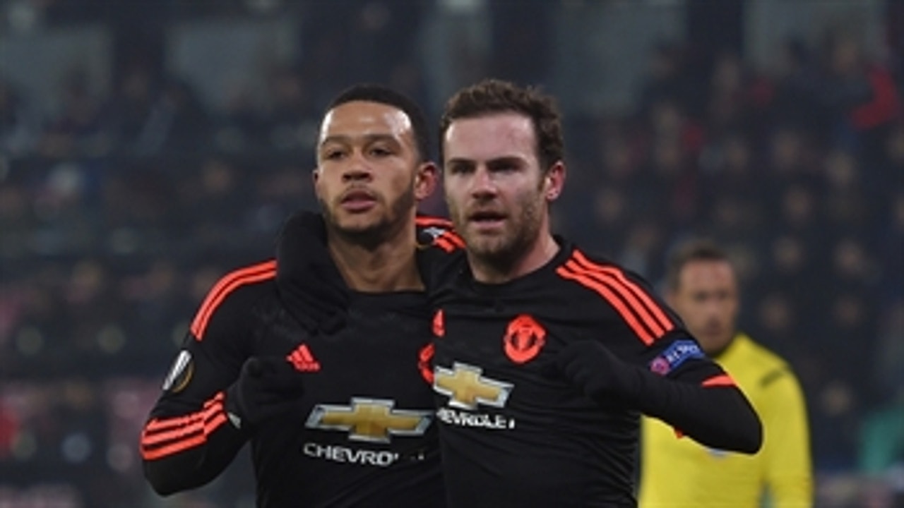 Memphis gives United 1-0 lead vs. Midtjylland ' 2015-16 UEFA Europa League Highlights