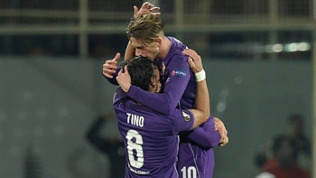 Fiorentina equalize through Bernardeschi's strike ' 2015-16 UEFA Europa League Highlights
