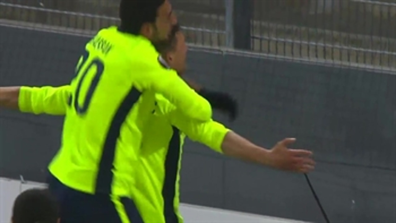 Stojiljkovic nets amazing half-volley against Sion 2015-16 UEFA Europa League Highlights