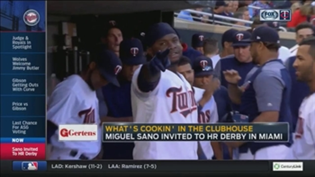 Miguel Sano to represent Twins in Home Run Derby