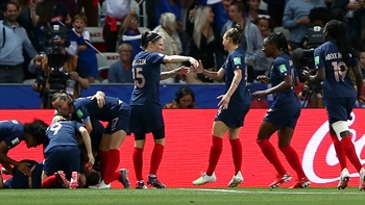 France take a 1-0 lead vs. Norway early in the second half