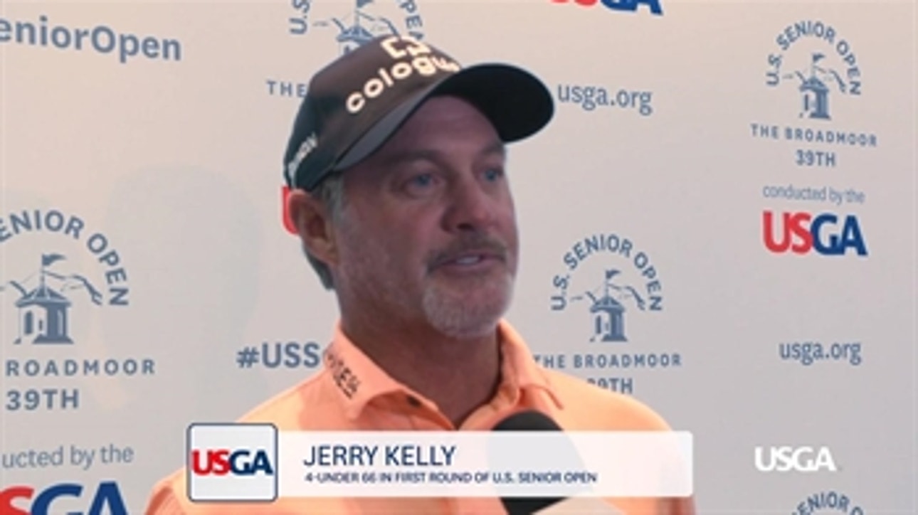 2018 U.S. Senior Open: Jerry Kelly Discusses His First-Round 66