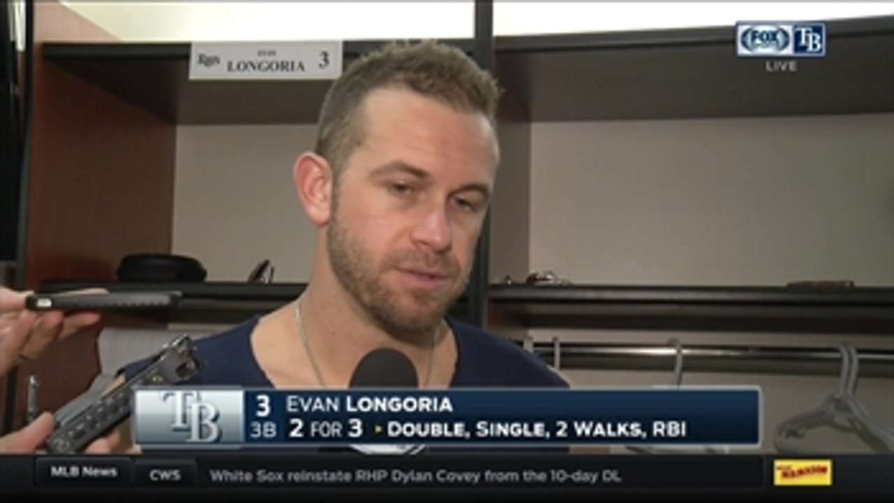 Evan Longoria: 'Losses are definitely tough at this point in the year'