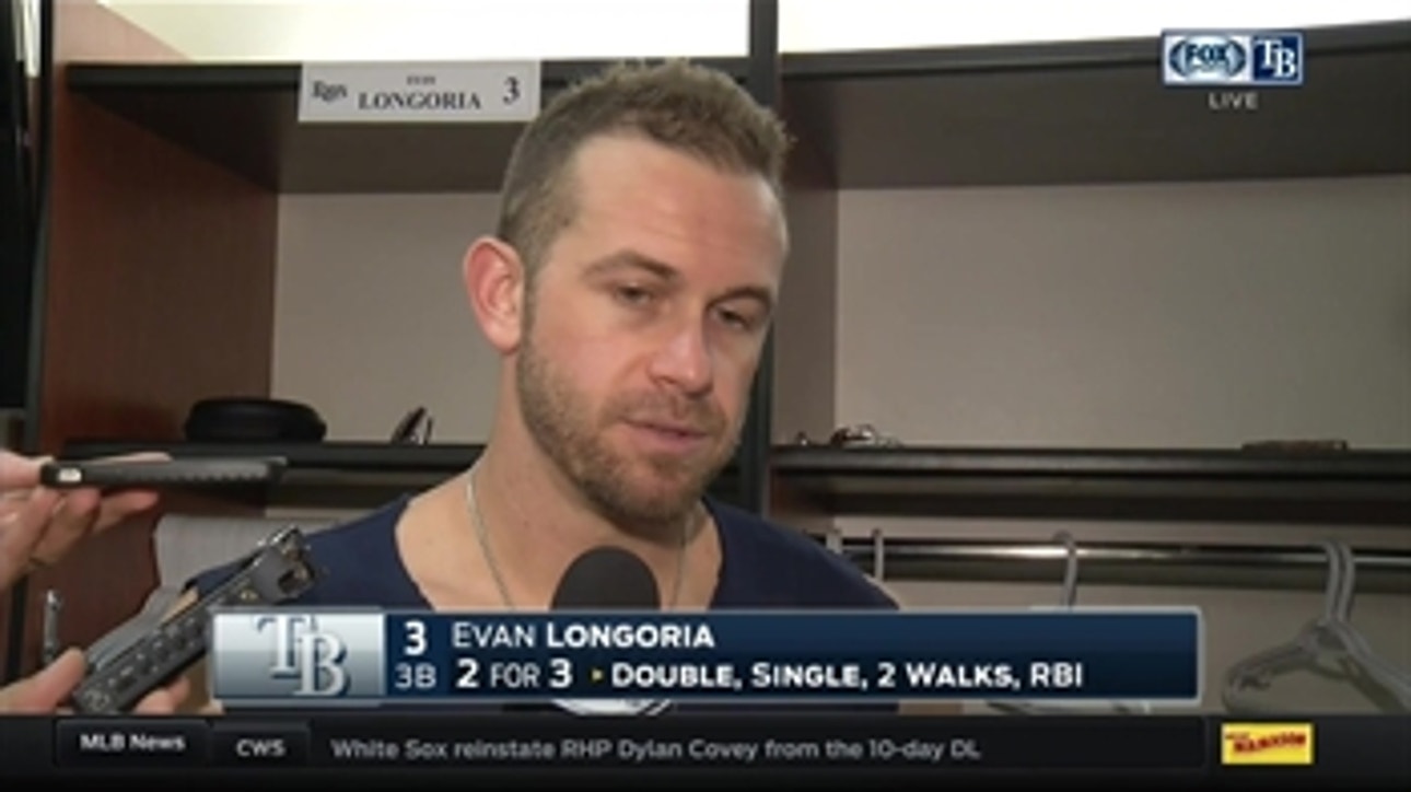 Evan Longoria: 'Losses are definitely tough at this point in the year'