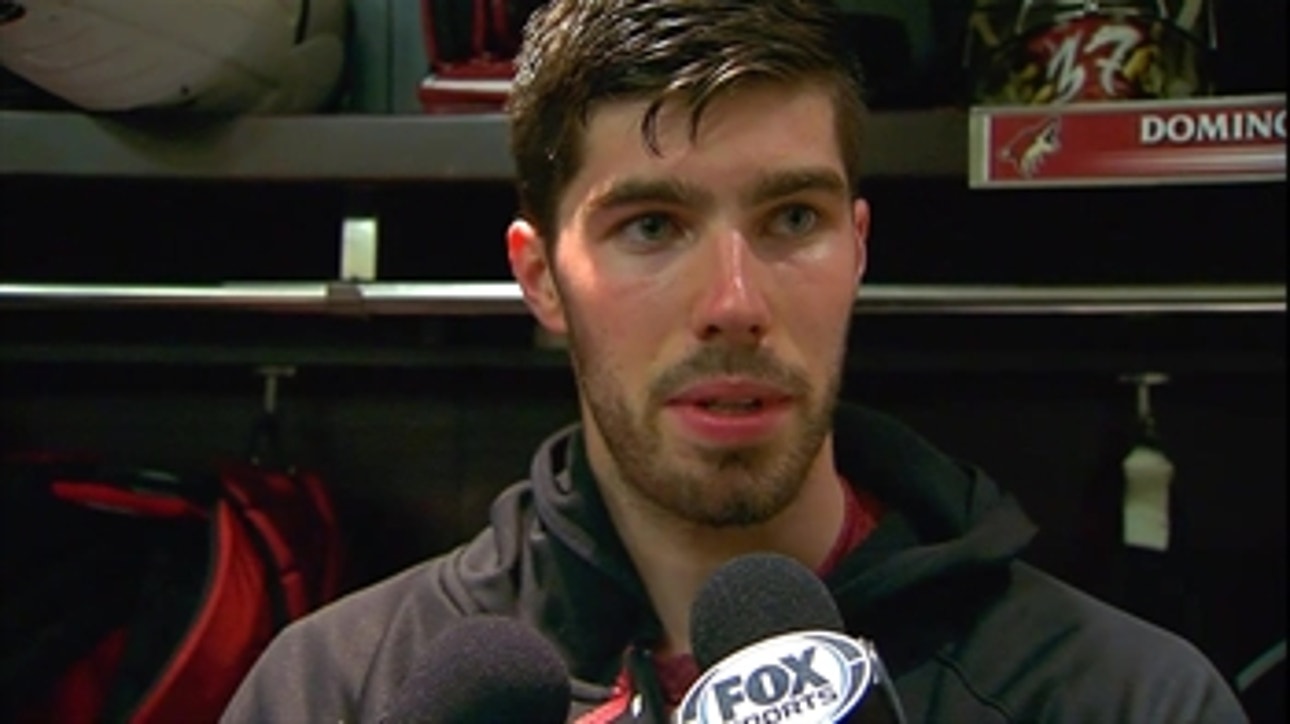 Louis Domingue on his first home start