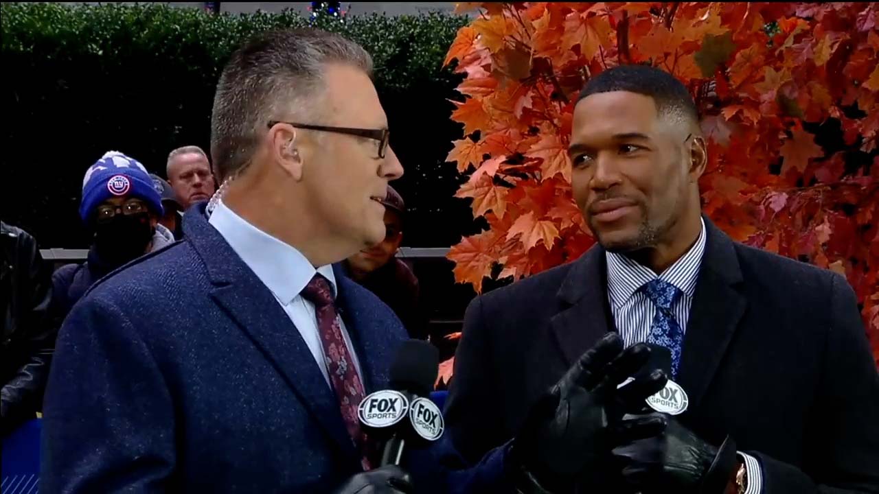 'NFL on Fox' crew honors Michael Strahan's legendary career ahead of jersey retirement ceremony