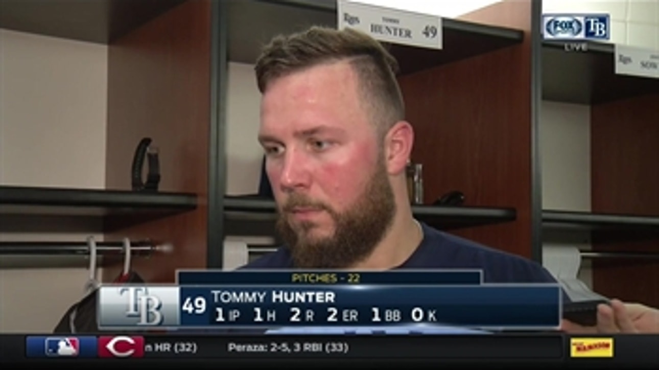 Tommy Hunter discuses pitch to Justin Smoak that handed Blue Jays the W