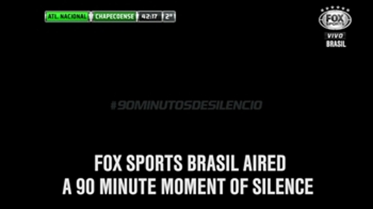 Fox Sports Brasil honors Chapecoense with 90 minutes of silence