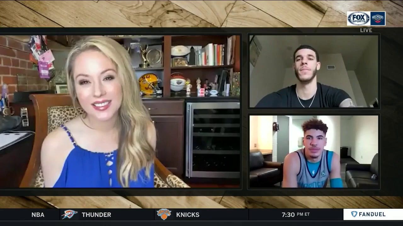 Lonzo and LaMelo on Facing Each Other | Pelicans Live