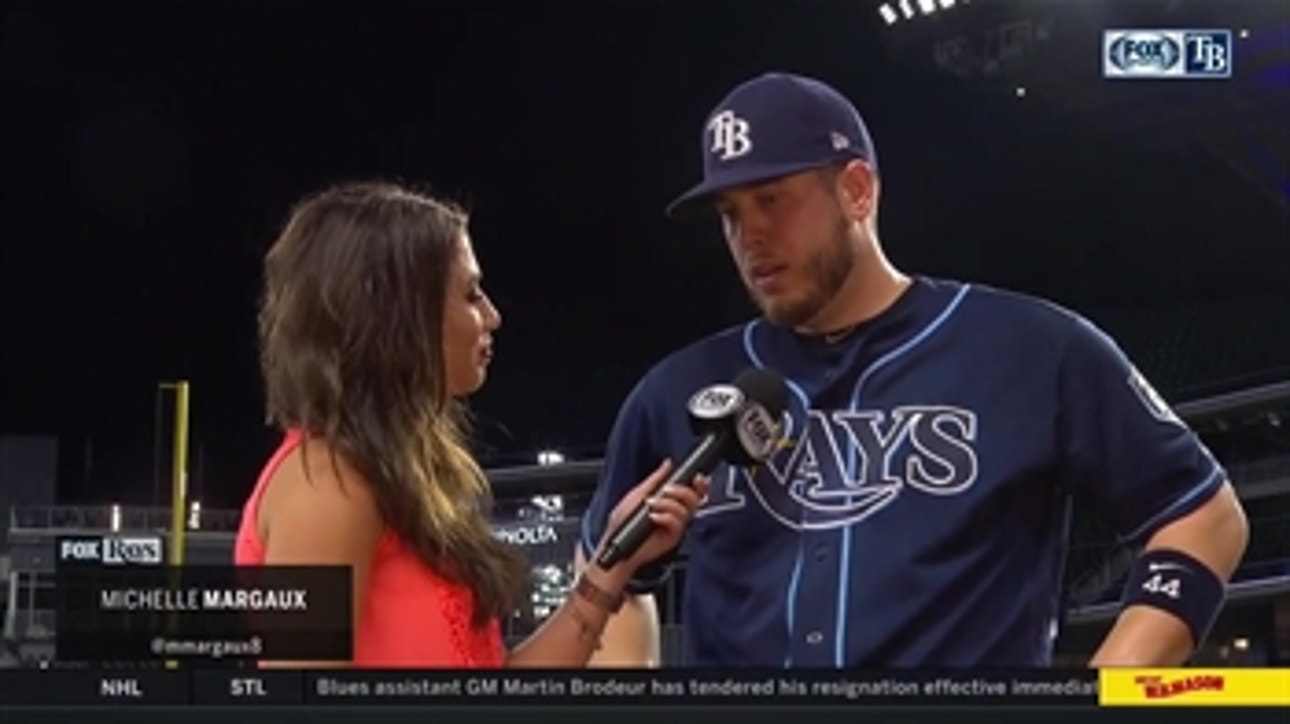 C.J. Cron breaks down his big night at the plate