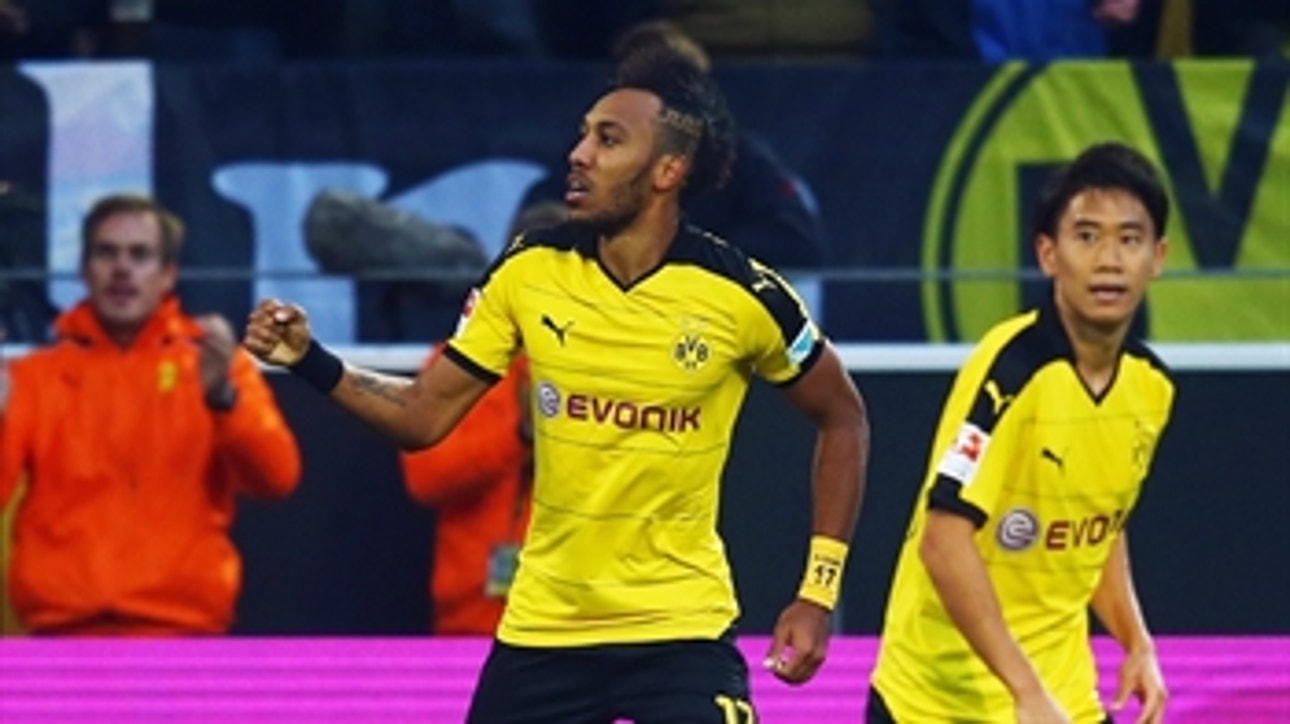 Aubameyang doubles Borussia Dortmund lead vs. Darmstadt - 2015-16 Bundesliga Highlights