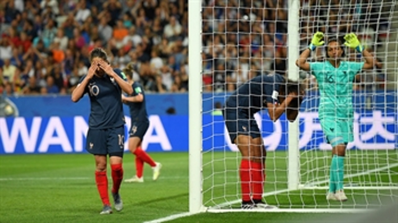 Wendie Renard's bizarre own-goal ties France and Norway at 1-1