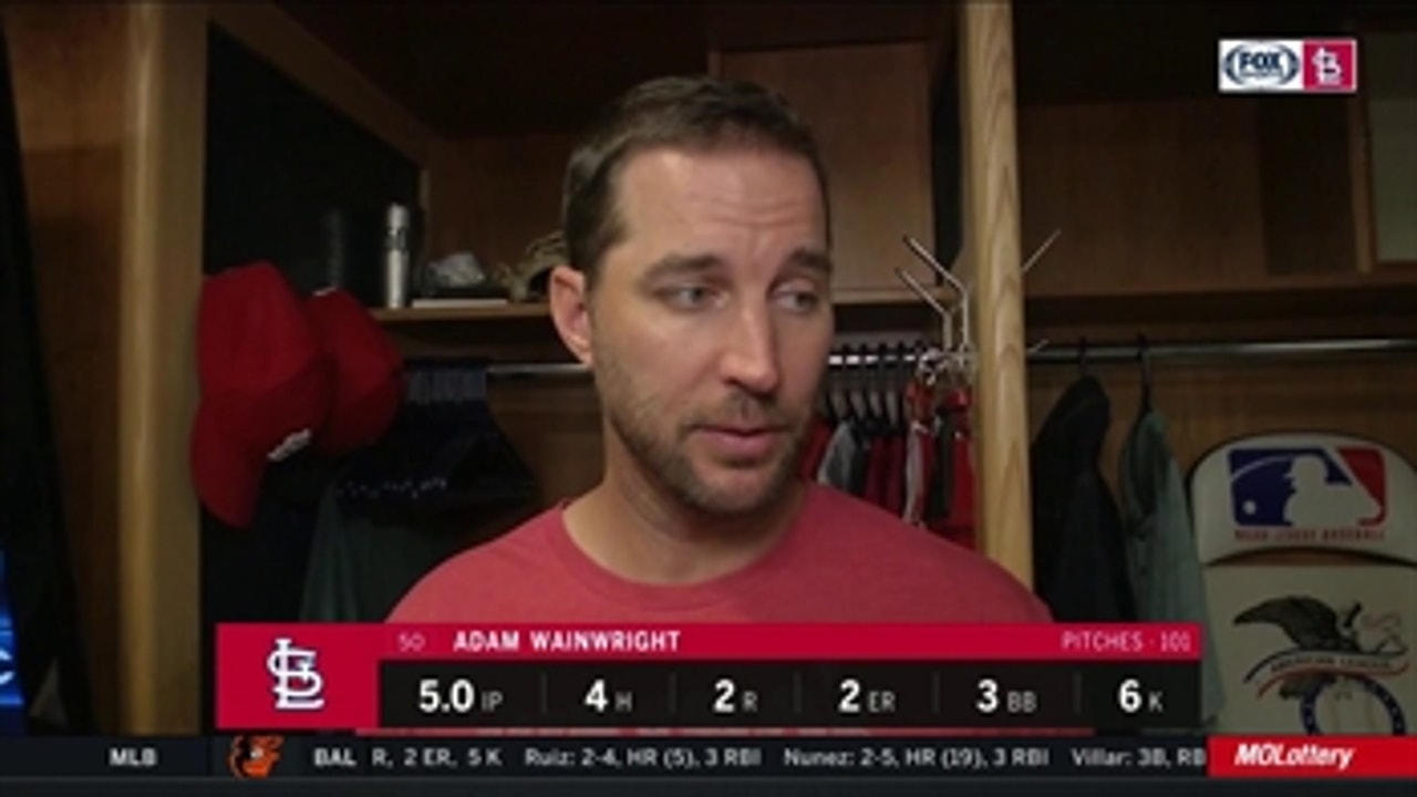 Wainwright: 'I was disappointed I didn't go longer' against Mariners