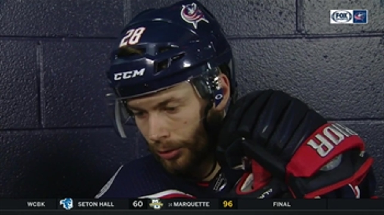 Oliver Bjorkstrand describes goal against Carey Price