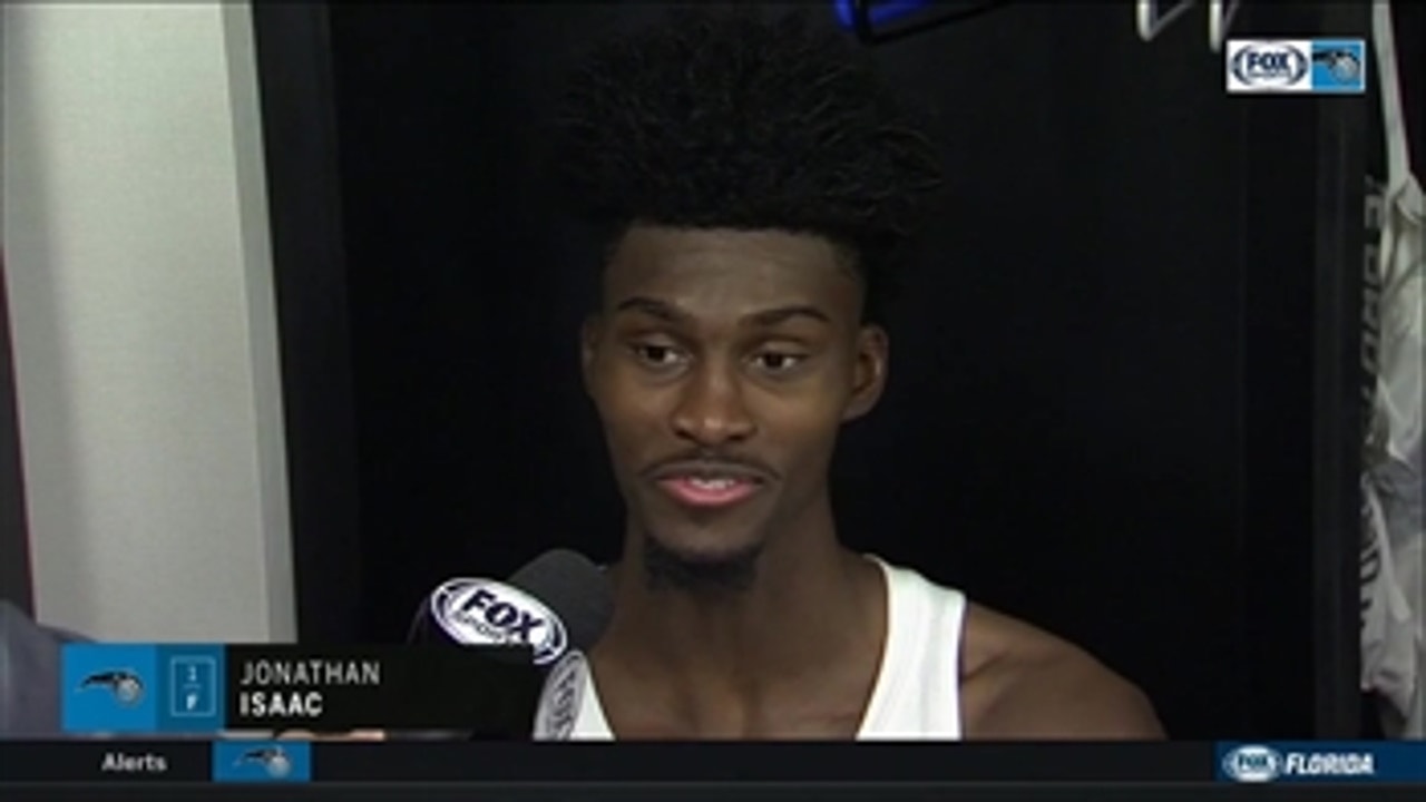 Jonathan Isaac on Magic's 4th straight win: 'We relied on our defense'