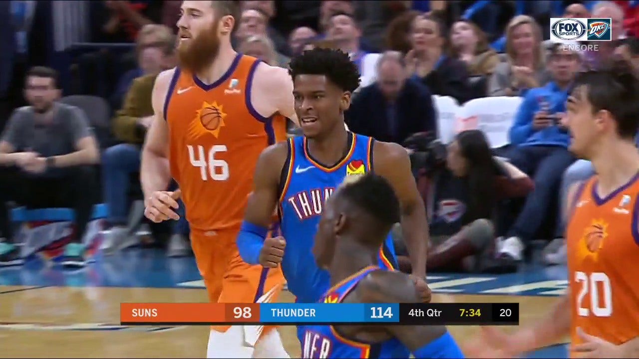 WATCH: Shai Gilgeous-Alexander fins his way to the Rim ' Thunder ENCORE