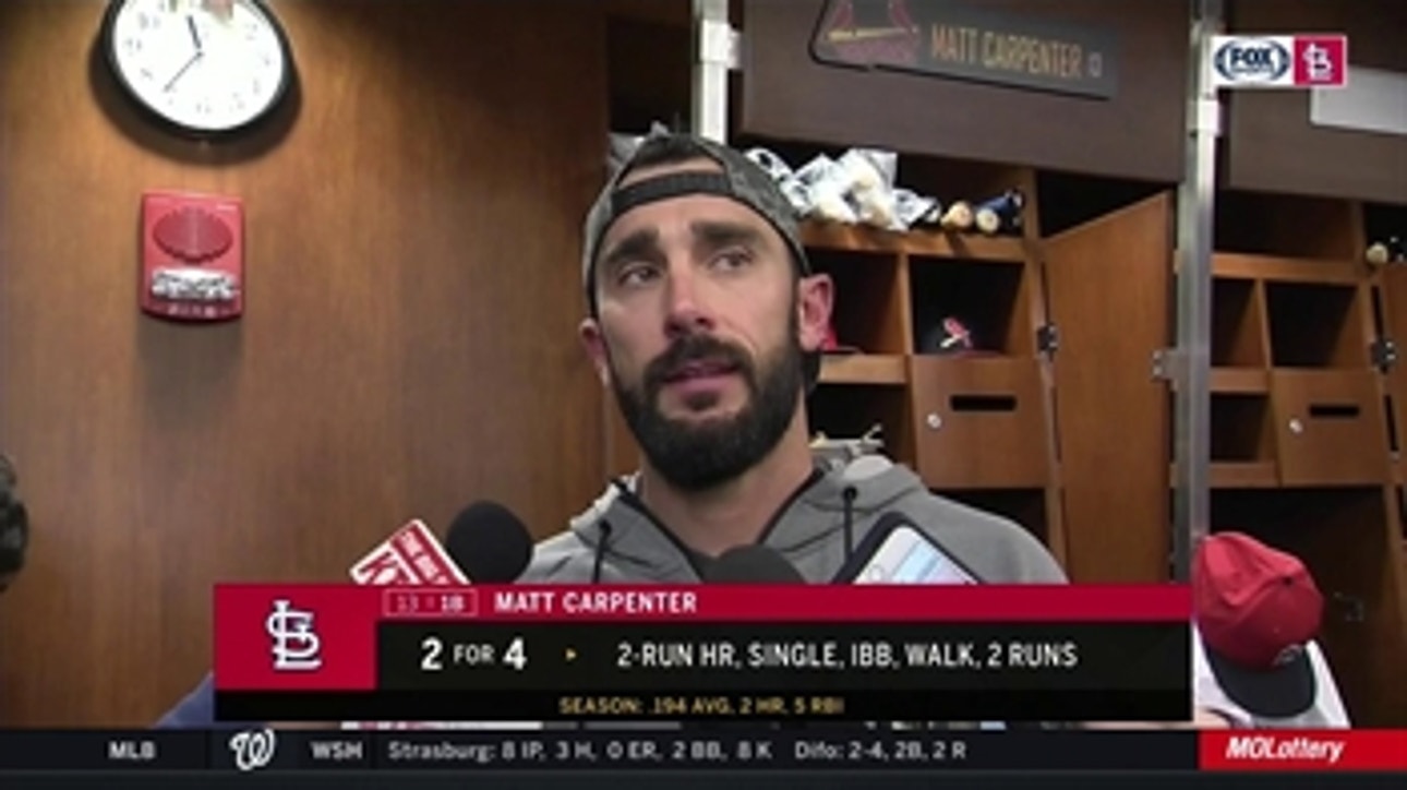 Matt Carpenter: 'This might be the game that gets us on a little roll'