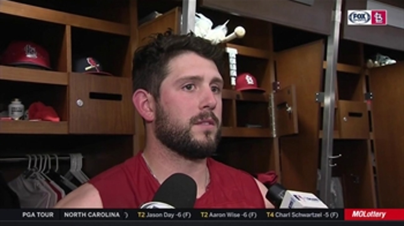 Dominic Leone says his 'bicep area just kind of cramped up' against Cubs
