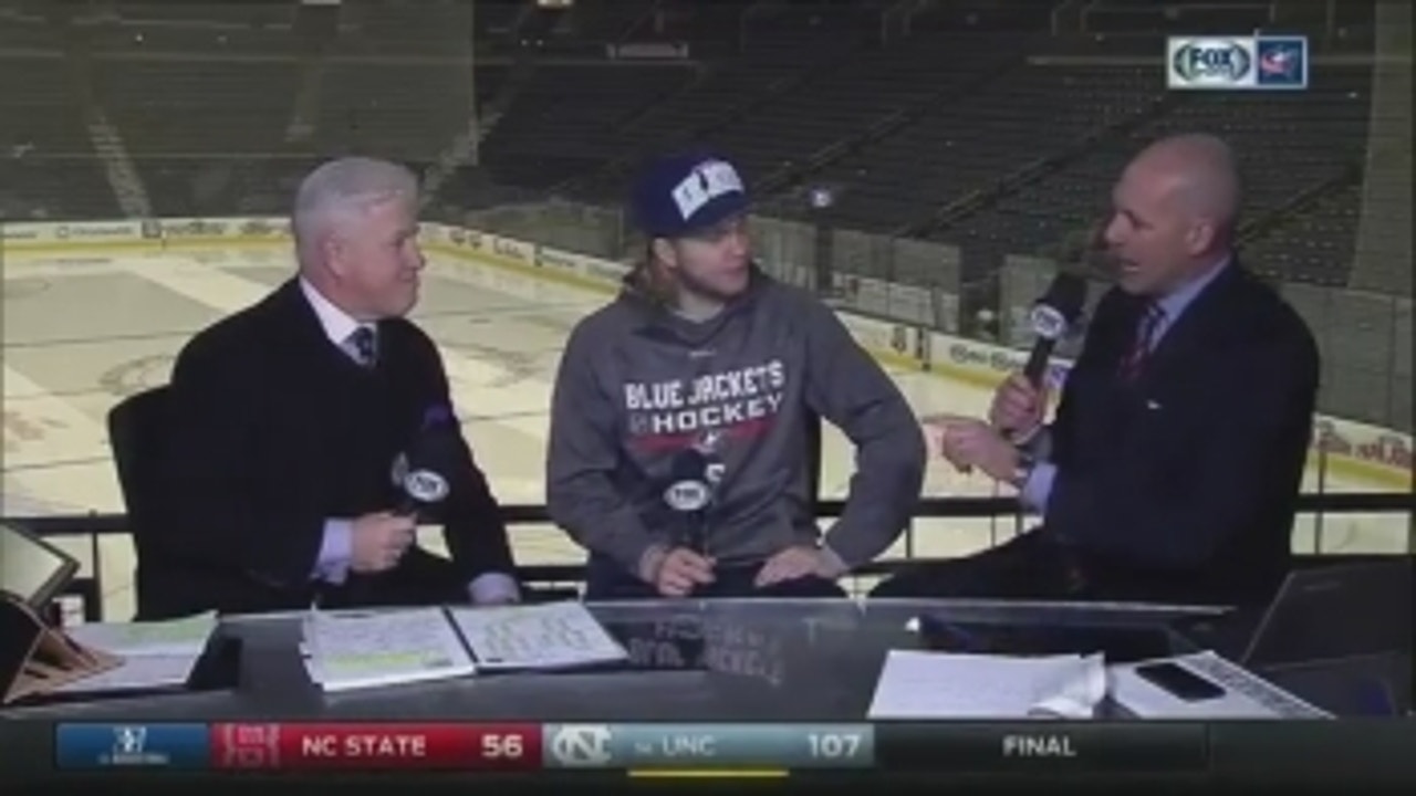 William Karlsson and the Blue Jackets felt good, even in a close game.