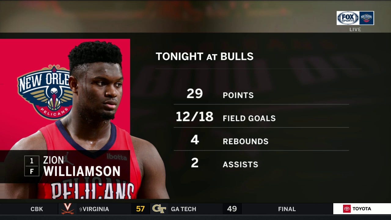 HIGHLIGHTS: Zion, Kira Lewis Jr. Impresses as Pels Streak Snapped by Bulls | Pelicans Live