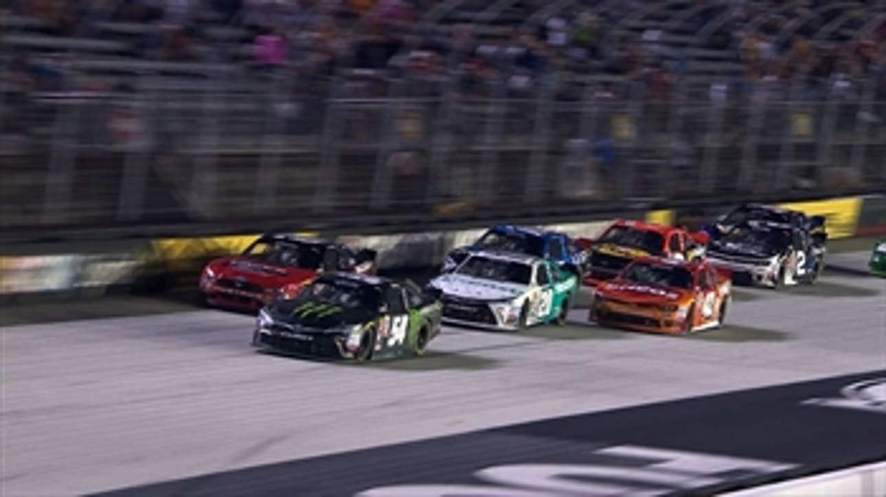 NXS: Kyle Busch Wins as Chris Buescher Runs Out of Fuel - Bristol 2015