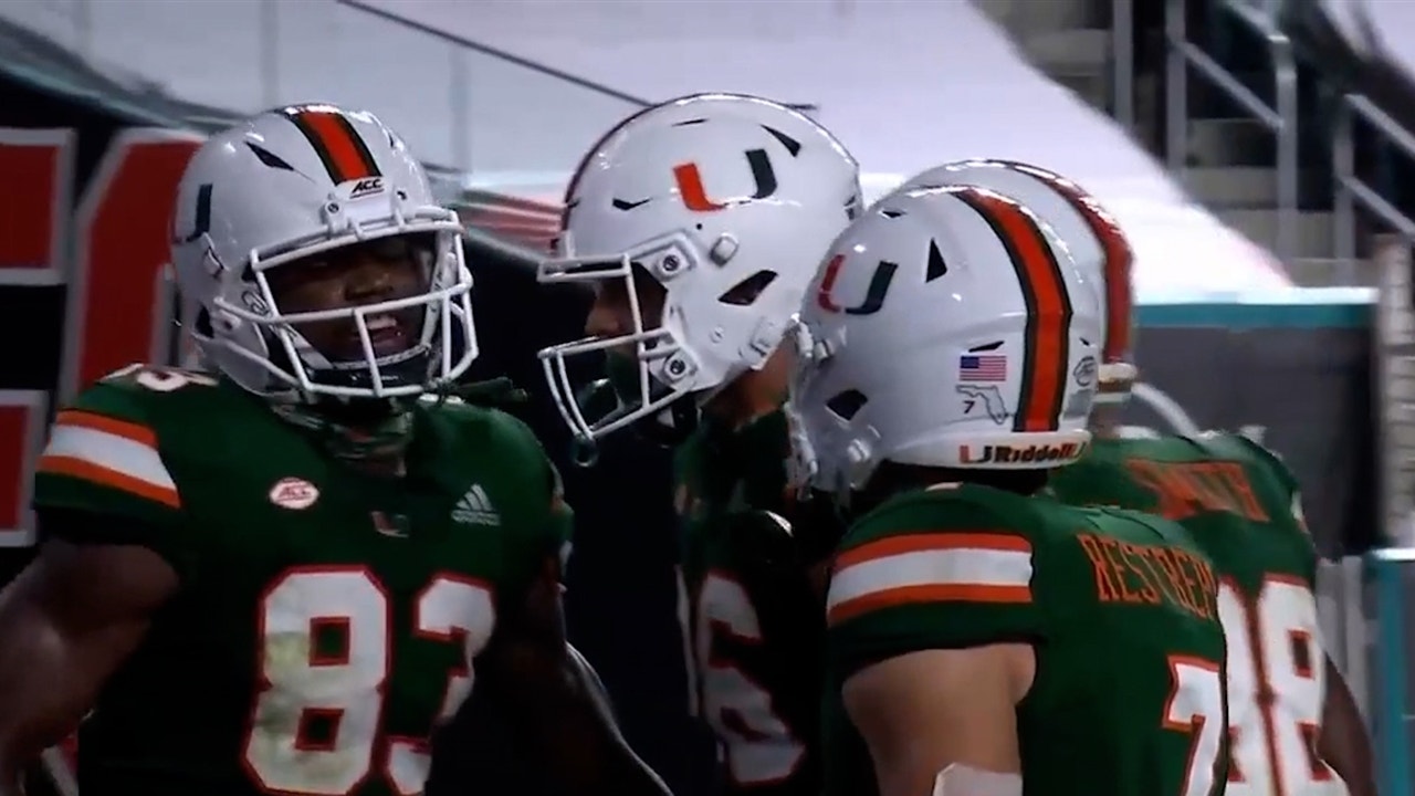 Watch every No. 12 Miami TD from their 52-10 romp of Florida State