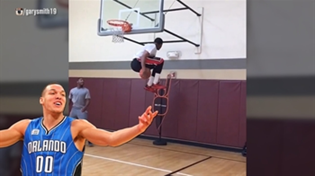 Aaron Gordon was impressed by this streetballer's under the legs jam
