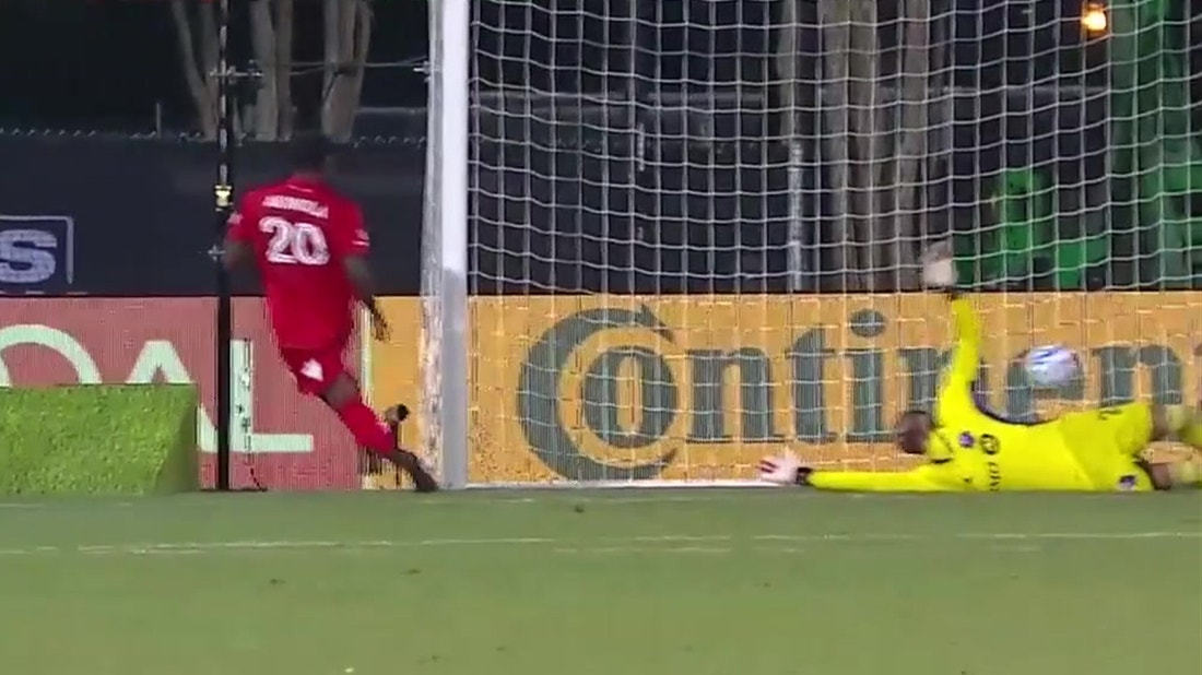 Toronto FC breaks tie with Montreal Impact in 24th minute with goal from Ayo Akinola