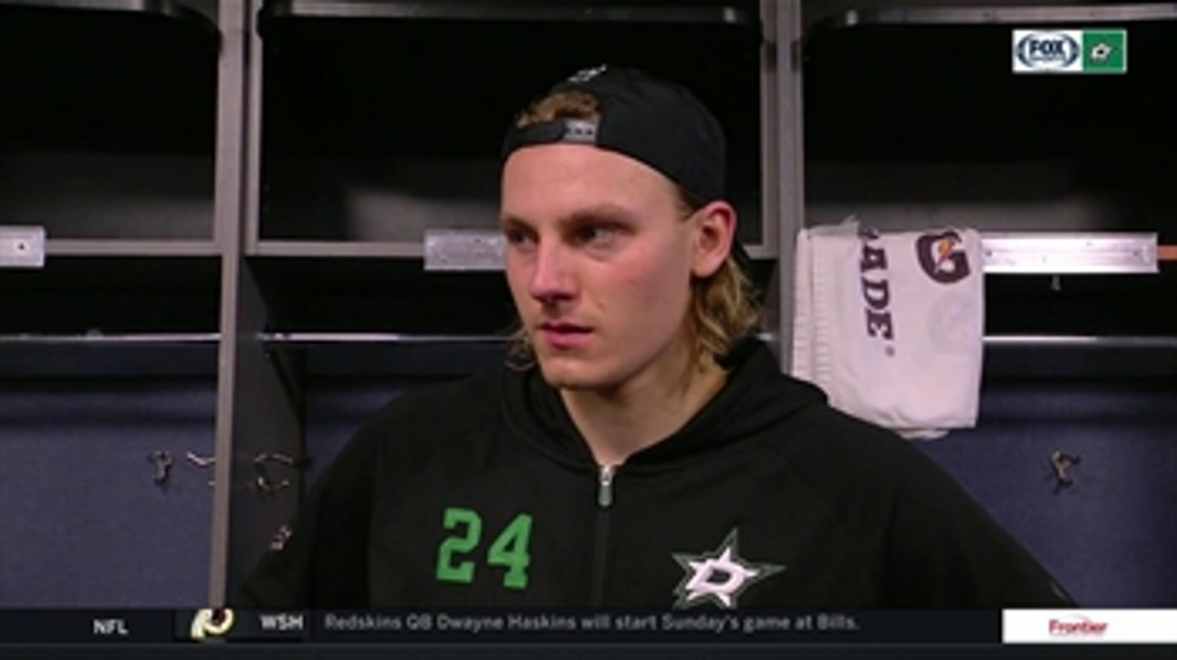 Roope Hintz talks Stars 2-1 Win over Avalanche