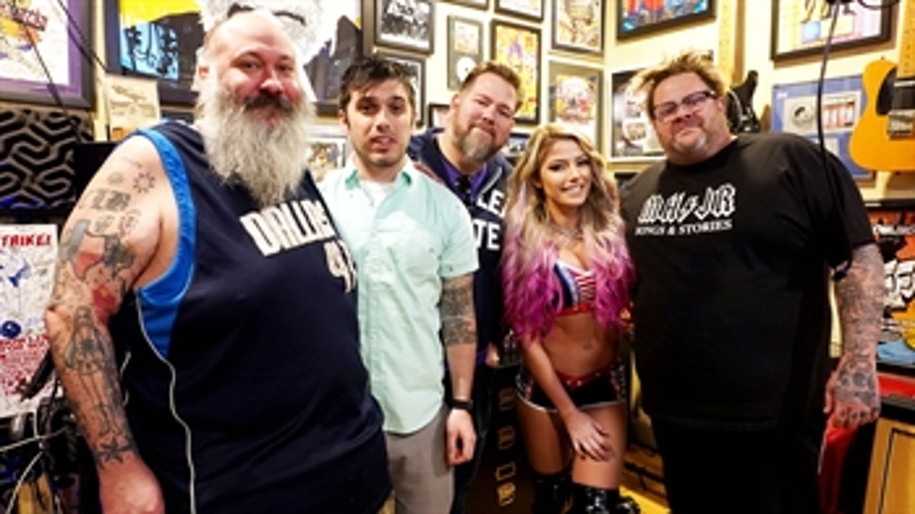 Go behind the scenes with Alexa Bliss on Bowling For Soup's music video shoot