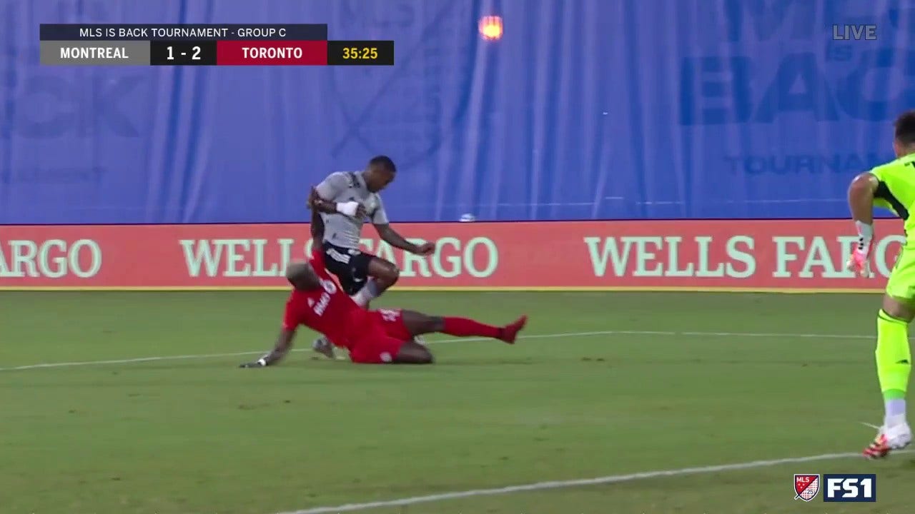 Quioto draws penalty setting up PK goal by Taïder, ties game 2-2