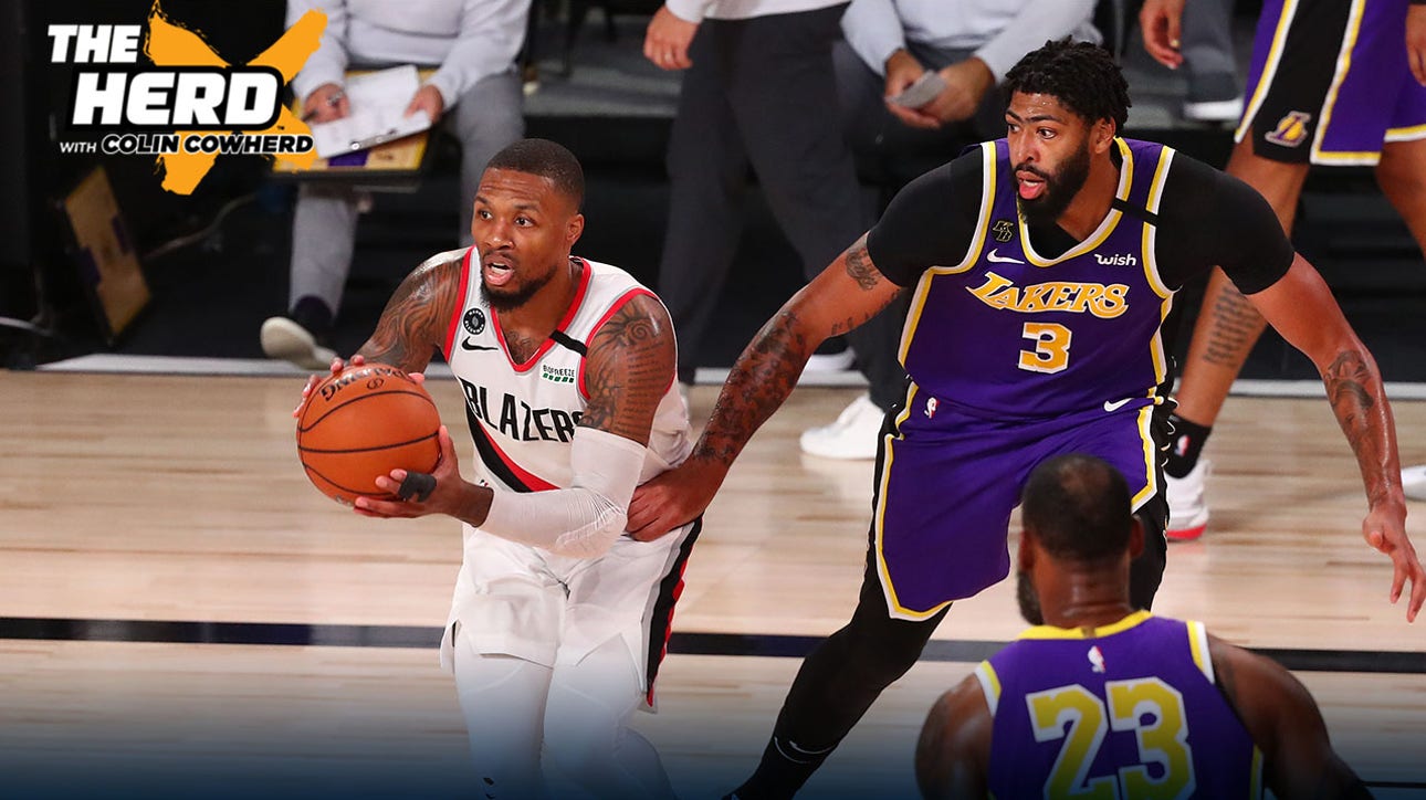 Colin Cowherd would trade Anthony Davis for Damian Lillard if he were the Lakers GM | THE HERD