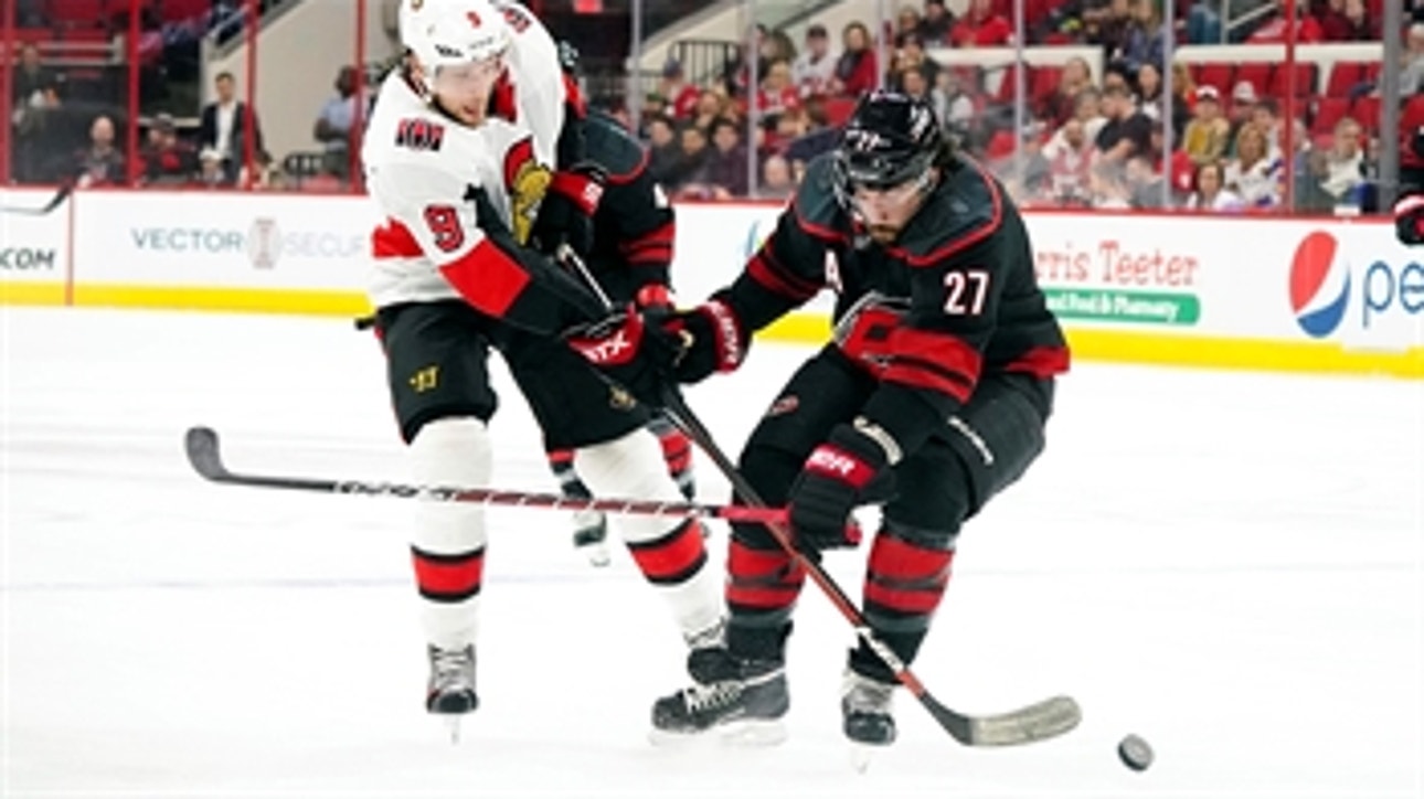 Second period proves costly as Hurricanes fall to Senators