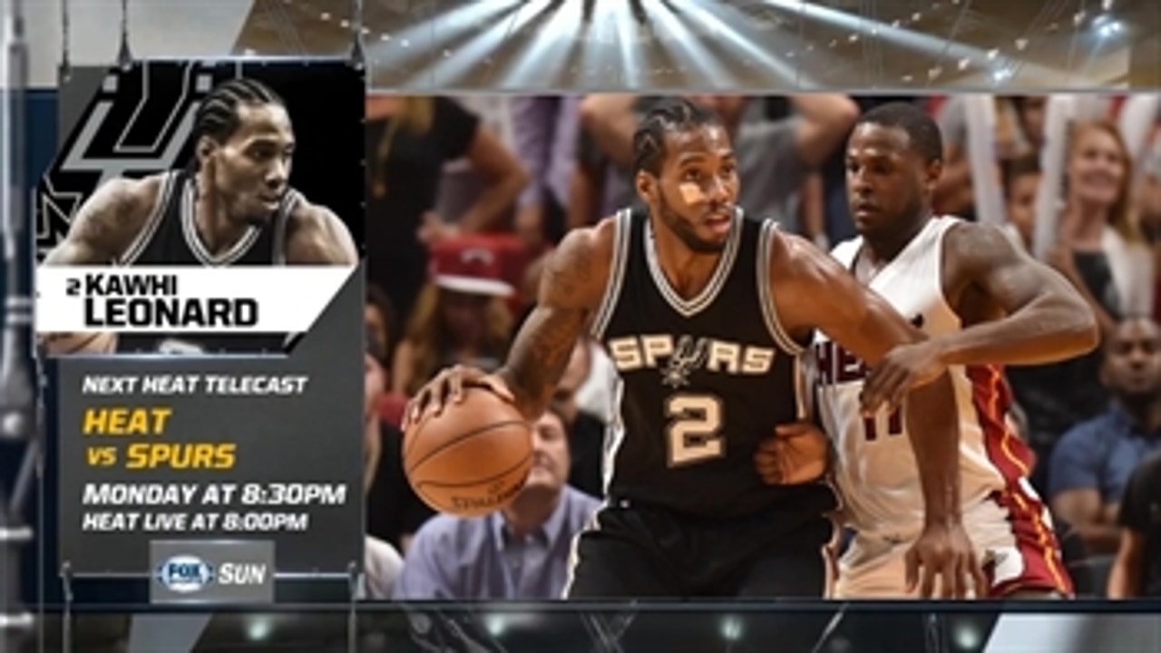 Heat try for some payback against Kawhi Leonard, Spurs