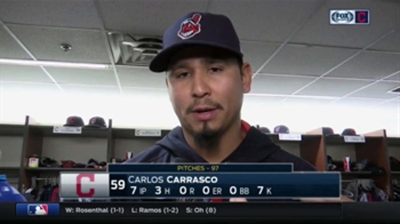 Carlos Carrasco is just 'living in the moment'
