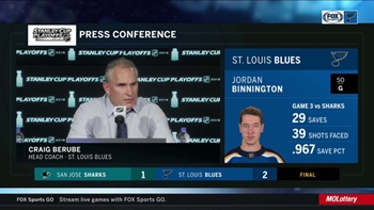 Berube: Blues' fourth line has 'been really good in all facets of the game'