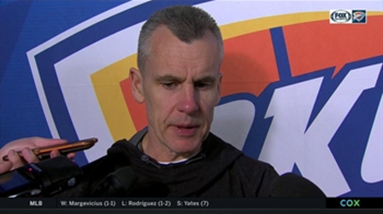 Billy Donovan on Thunder win against Bucks