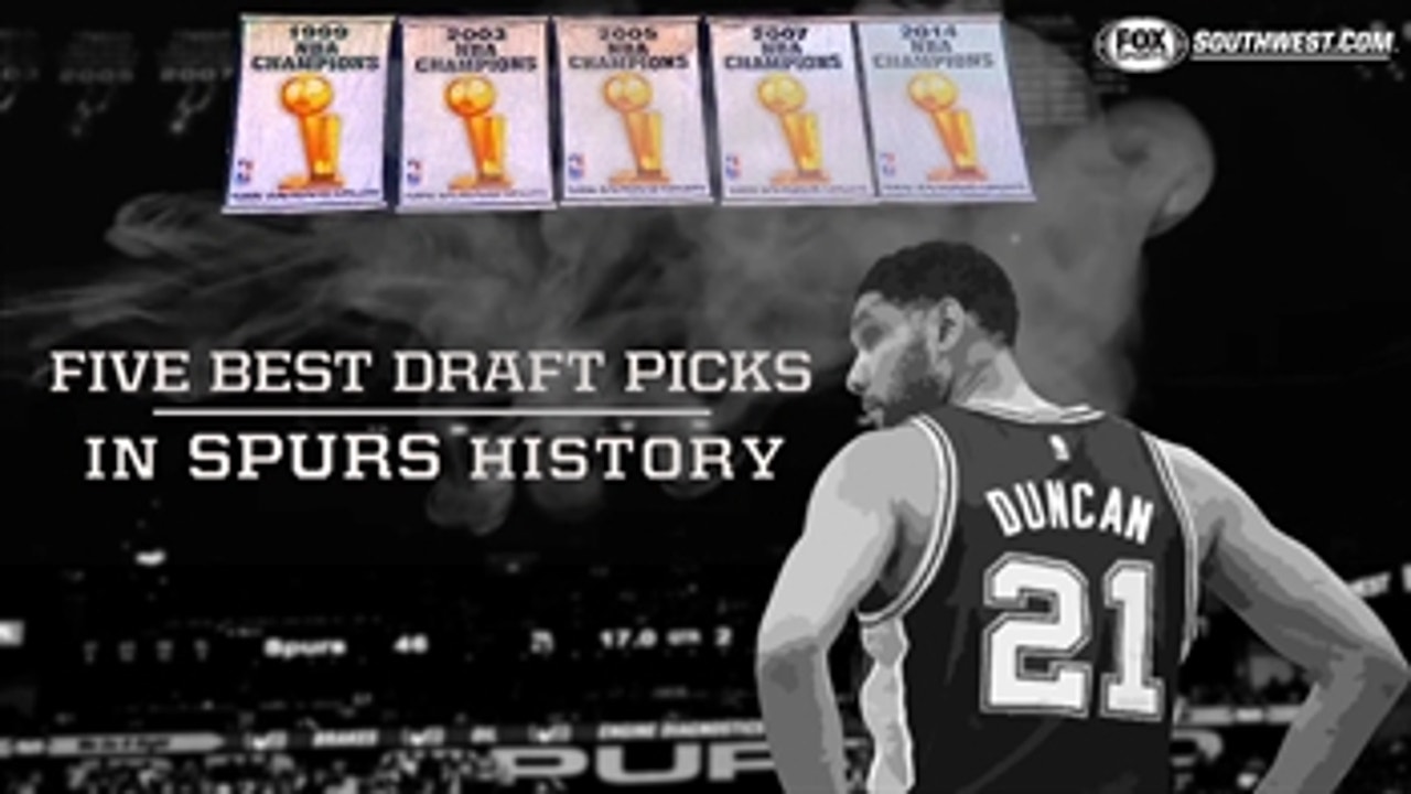 Five best NBA Draft picks in Spurs history