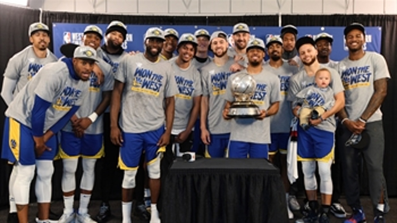Nick Wright and Cris Carter react to Golden State heading to their 5th straight NBA Finals