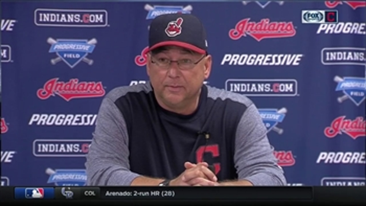 Tribe manager Terry Francona references Joe Dirt while answering how club will perservere