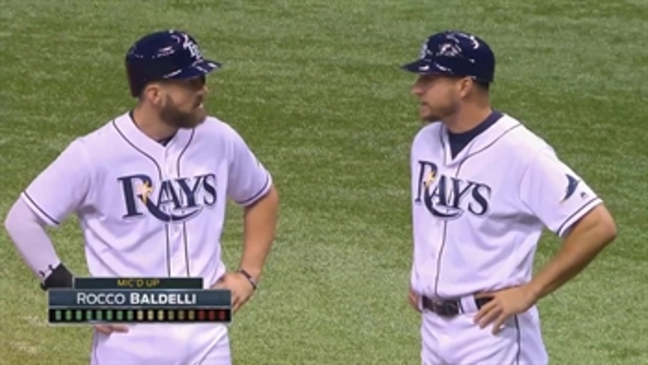 Mic'd up: Listen in on Rays first base coach Rocco Baldelli