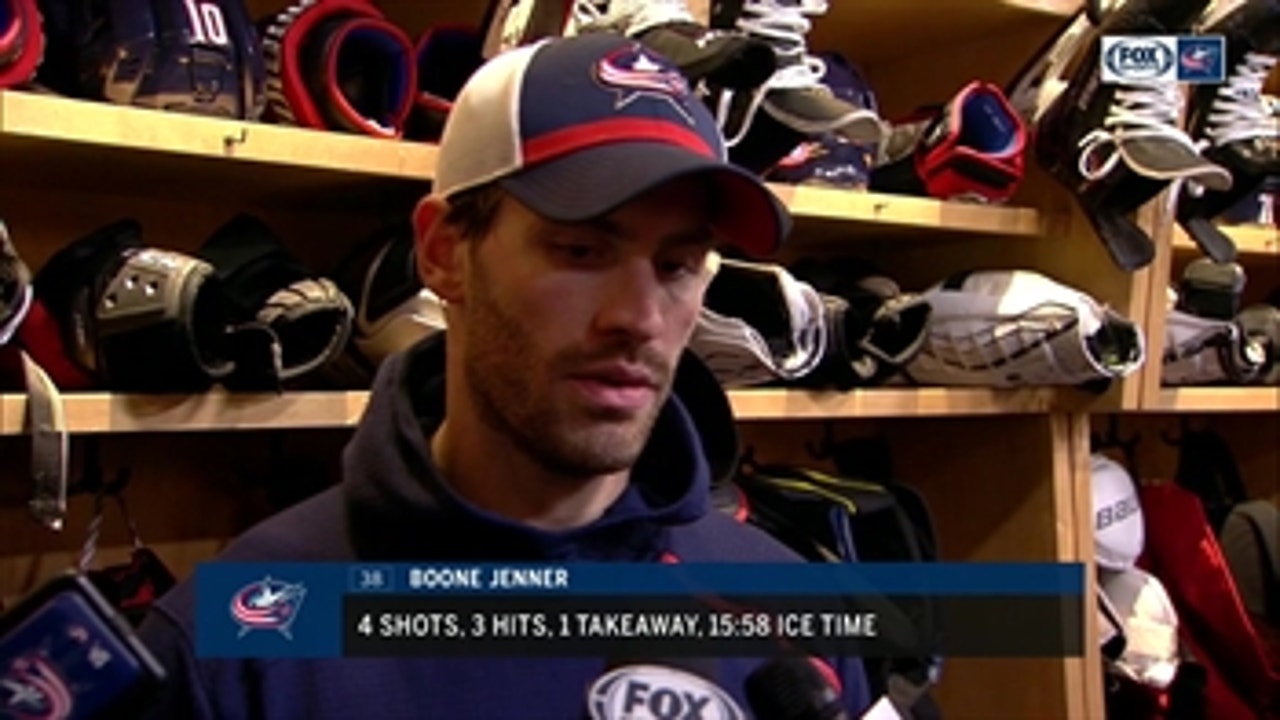 Inside the Columbus Blue Jackets locker room after losing to Chicago