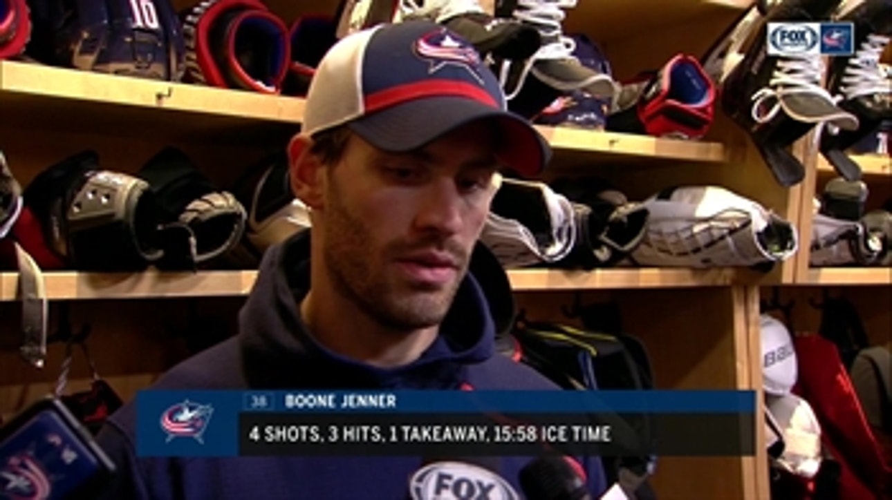 Inside the Columbus Blue Jackets locker room after losing to Chicago