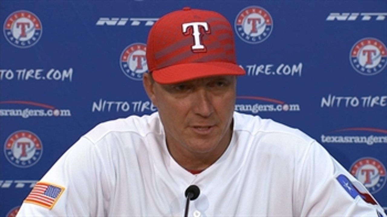 Jeff Banister on Rangers' tough loss to Angels