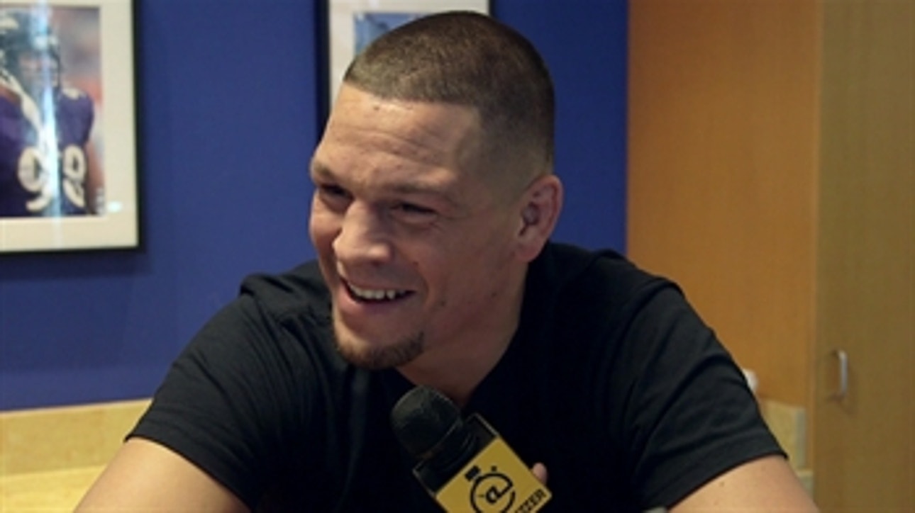 Nate Diaz told us an awesome story about Jerry Rice breaking his heart