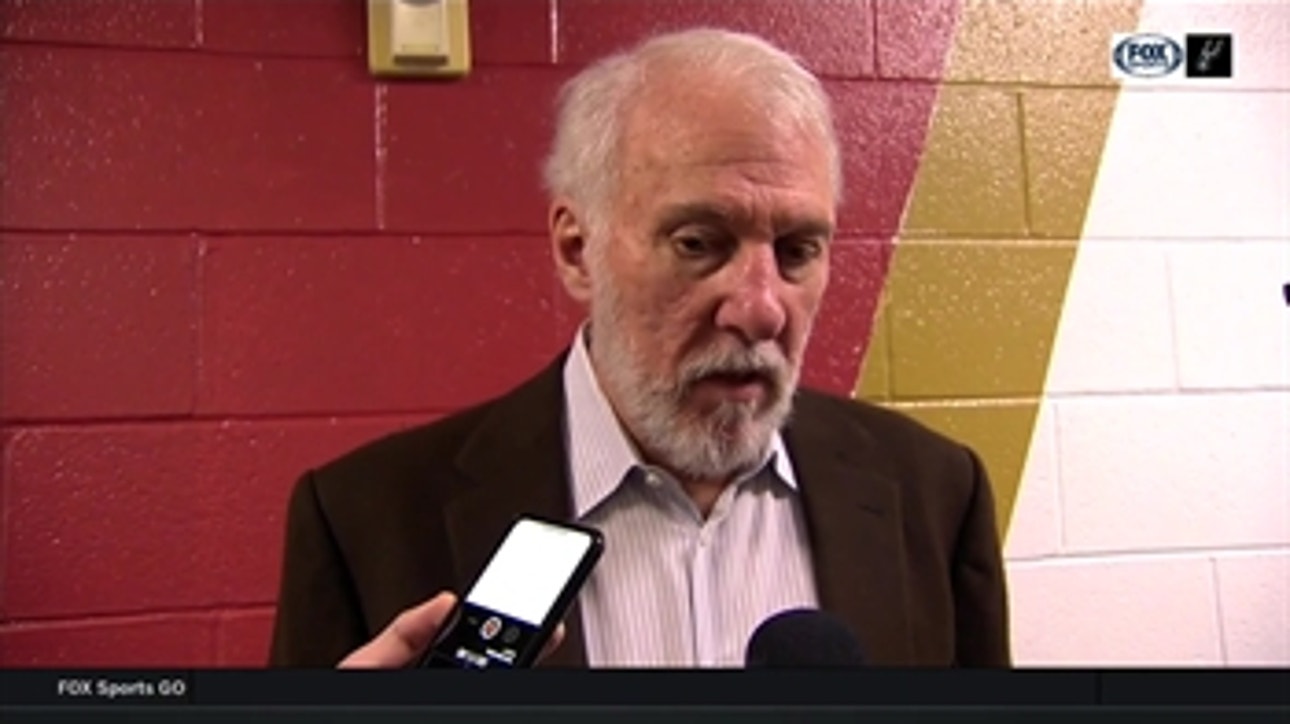 Gregg Popovich on winning 'one quarter' in loss to Pelicans