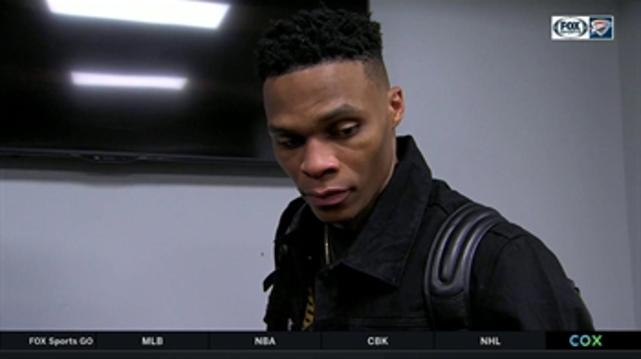 Russell Westbrook on finding open shots in win over Bucks