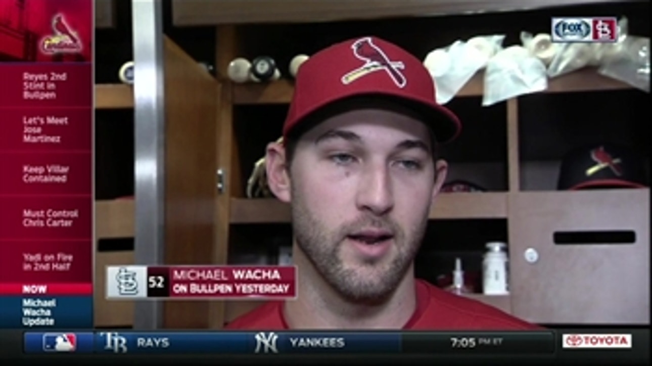 Wacha is feeling good after first bullpen session since going on DL